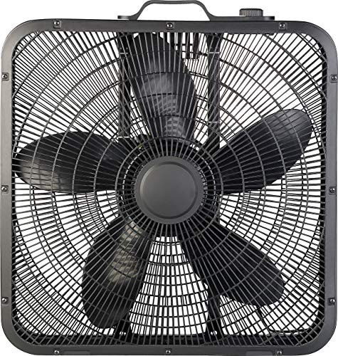 Sichler Haushaltsgeräte Bodenventilator leise: Extrastarker Bodenventilator, 3 Geschwindigkeitsstufen, 60 W, Ø 48 cm (Box Ventilator, Kastenventilator, Tischventilator)