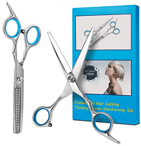 Bubuxy Hair Scissors, Premium Hairdressing Scissors, Professional Hair Cutting Kits Thinning Shears Hairdressing Set