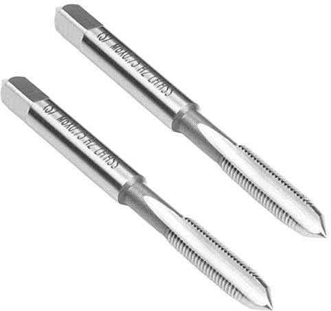 Utoolmart M6 x 0,75 mm Maschinengewindebohrer mit Linksgewinde Hochgeschwindigkeitsstahl H2 H2-Gewindebohrer Schraube Gewindegewindebohrer für routinemäßige Wartung Reparaturarbeiten 2 Stück