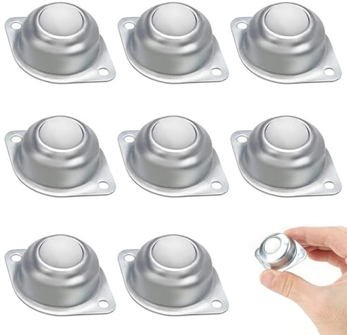 8 Piezas Ruedas de Nailon de Rodillo para Muebles | Bola de Transporte y Transferencia - Dispositivo