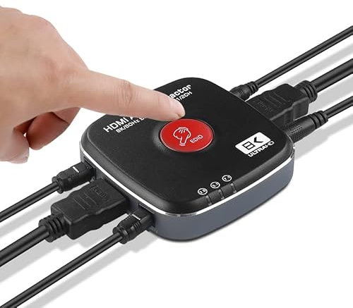 Estrattore audio HDMI 8K 60Hz 4K 120Hz 7.1CH/5.1CH/2CH convertitore di estrazione stereo ottico TOSLINK SPDIF + adattatore splitter audio da 3,5 mm (8K)