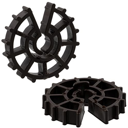 AERZETIX - C65224 - Lot de 100 Cales d'armatures pour fer à béton de Ø8 à Ø12 - enrobage 15 mm - pour fixation verticale - accessoire de coffrage à clipser - en plastique - dalle armé ferraillage