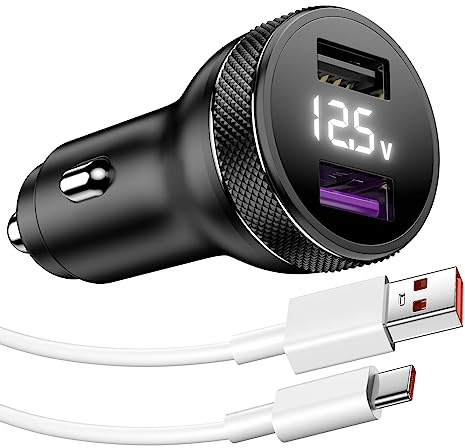 Billaddare USB och USB-kabel för Xiaomi Redmi Note 13 12 11 Pro 5G, 67W Turbo-laddning Billaddare Adapter och 6A Typ-C-kabel 1M Snabbladdning för Xiaomi 11T 12 13 Lite Poco X6 X5 Pro F5