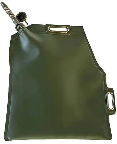 UVCMDUI Dîésél Kanister 5L 10L 20L 30L, Kraftstoffkanister TPU Flexibel Benzin Kanister Tragbar Benzintank Faltbar Reservekanister mit Auslauf für Motorrad Auto Boot,5L(40x36cm)