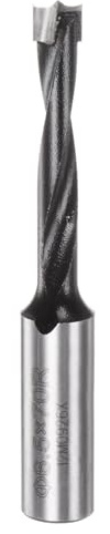 sourcing map Brad Point Drill Bits for Wood 6.5mm x 70mm Forward Turning Carbide for Woodworking Carpentry Drilling Tool