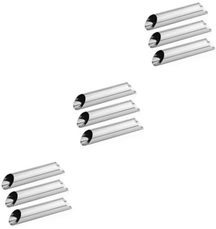 MAGICLULU 18stücke Teiliges Edelstahl Spiralhorn-rohrformen Für Backkegel Robuste Rostfreie Backmoulagen Für Croissants Und Desserts Einfach Zu Reinigen Und Wiederverwendbar