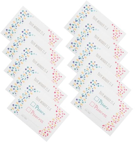Operitacx Aufregende Partygeschenke für Jungen und Mädchen Babyparty-grußkarten Gender Reveal-design