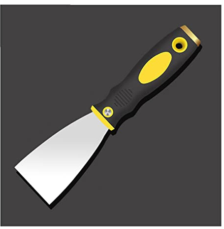 Raschietto for pareti Raschietti for stucco, Coltello for stucco, Raschietto in metallo for la finitura del muro a secco, Raschiatura dell'intonaco, Decalcomanie e Carta da parati,3inch (Size : 2inch