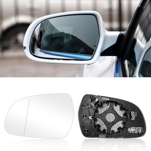Altsbaos 1PCS Vetro Sinistro Retrovisore compatibile con Audi A3 A4 A5 Specchio Riscaldato A3 8P1/Cabriolet 8P7/Sportback 8PA, A4 8K2 B8/Avant 8K5 B8, A5 8T3/Cabriolet 8F7/Sportback 8TA-8K0857535F