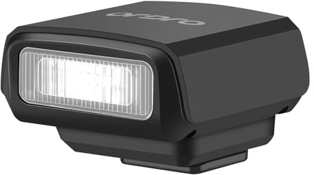 ORDRO FL-10 Mini Camera Flash Camera Flash Speedlite for Fuji/Sony/Nikon/Canon, Digital Film Cameras, Portable Mini hot Shoe Flashlight for DSLR Cameras.