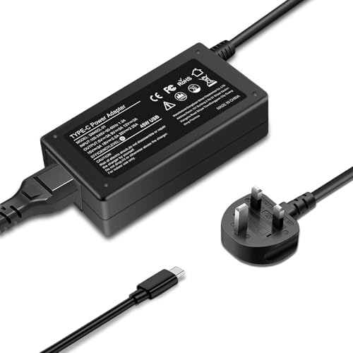 45W USB C Laptop charger Chromebook Charger Compatible with HP Lenovo Dell Asus Acer Samsung Google Chromebook, Type C Fast Charging Power Cord