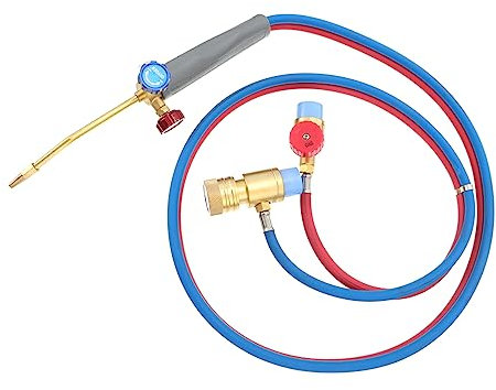 DOITOOL Torche de Soudage à Propane, Outil de Découpe au Propane, Flamme Réglable, Tube 2m, pour Travaux Précis en Petits Espaces
