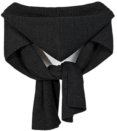 YCHUCH Warm Gestrickter Schalhut Winter Warmer Kapuzenschal Schal Accessoires Krakenbekleidung Für Büro Frauen Mädchen Tägliche Schulterwicke