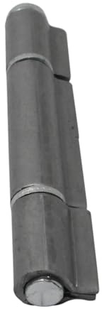 2 bisagras de soldadura SOTOOLS con 3 lengüetas de soldadura jweils – 122 mm, 6 piezas de 14,5 mm de diámetro, separables, bandas soldadas, pernos galvanizados. Incluye arandelas y pernos galvanizados