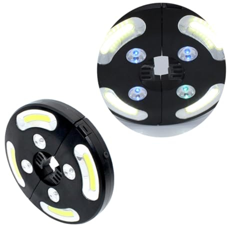 Hemobllo Lámpara Led Para Sombrilla 500 Lúmenes Luz Inalámbrica Para Camping Diseño Portátil y Fácil Instalación Adecuado Para Actividades Al Aire Libre Negro 4 Pilas Aa (no Incluidas)