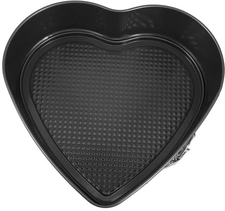 UKCOCO Moule à Gâteau Forme De Cœur Antiadhésif Acier Avec Verrou Pour Pâtisserie Cuisson