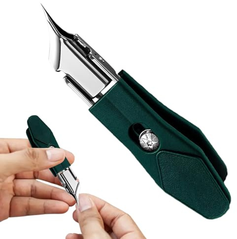 Abgeschrägter Nagelknipser, eingewachsener Zehennagelschneider, abgeschrägter Nagelknipser für Salon, Zuhause, Reisen, Maniküre, Pediküre, Werkzeug, Senioren, Männer, Kinder