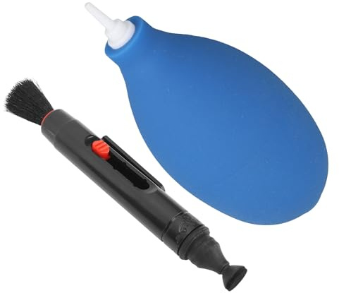 Generic Kamera -Reinigungskit Effizienter Pen Air Blower Tuch Linse Stift 4 in 1 für DSLR -Kameras (Blue)