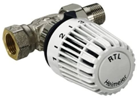 TA Heimeier 9174-02.800 Rücklauftemperaturbegrenzer RTL Durchgang RG vernickelt R 1/2 Außengewinde