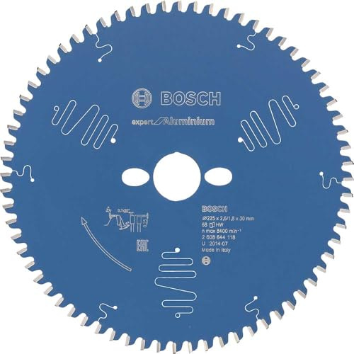 Bosch Professional 2608644118 förberedelsblad Top Precision EXALT 225 x 30 mm 68, 225 x 30 x 2,6 mm