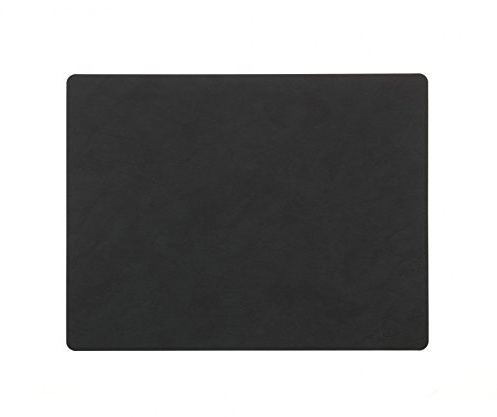 Lind DNA Nupo Tisch MATS, Leder, schwarz, 35 x 0,2 x 45 cm