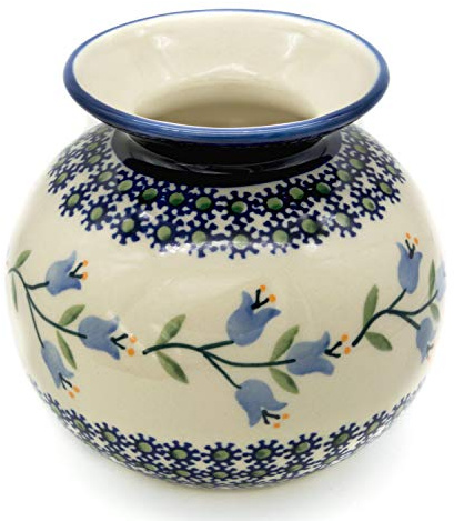 Bunzlauer Kugelvase 12,5 cm (Dekor Agnes)