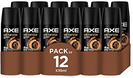 Axe Desodorante para Hombre Bodyspray Dark Temptation 35ml - Pack de 12