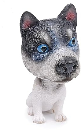 COGEEK Wackelkopf Hunde Wackelköpfe Auto Dash Welpen Auto Dekoration (Husky)