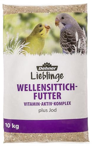 Dehner Lieblinge Vogelfutter, Wellensittich-Futter, Vitamin-Aktiv-Komplex, 10 kg