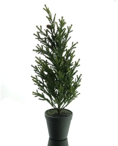 Weihnachtsbaum Konifere Grün im Topf 60 cm - Kunststoff