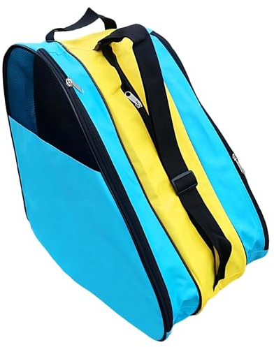 Fadcaer Rollschuh-Tasche, Eis- und Skate-Tasche, Canvas- und Strand-Tragetasche, Inline-Skate-Tasche für Kinder und Erwachsene, Unisex-Schlittschuh-Tasche, tragbare Inline-Skates-Tragetasche für Kinde