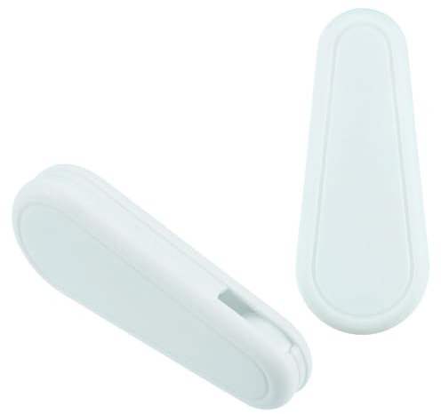 QUARKZMAN 2Stk Jalousien Kabel Gewicht POM 83mm/3.27 Abgerundet Rolle Jalousien Griff Spannvorrichtung Gewicht für Vertikale Jalousie Römische Jalousie Ketten Kugel Grau