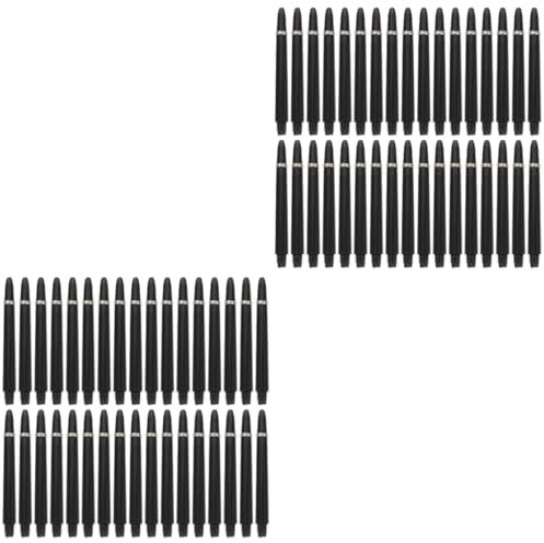 BESPORTBLE 100 Sätze Dartschaft Darts Darts Training Darts zubehör dartpfeile zubehör Wolframpfeile Flechette Dartscheibe Gewindewellen professionelle Dartrute Nylon Black