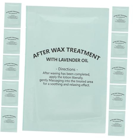 DONFAMDS Lot de 30 Lingettes Corporelles à Cirer Huile Après-cire, Non Tissées et Douces Peau, Nettoyage des Résidus de Cire pour Usage Professionnel Domicile