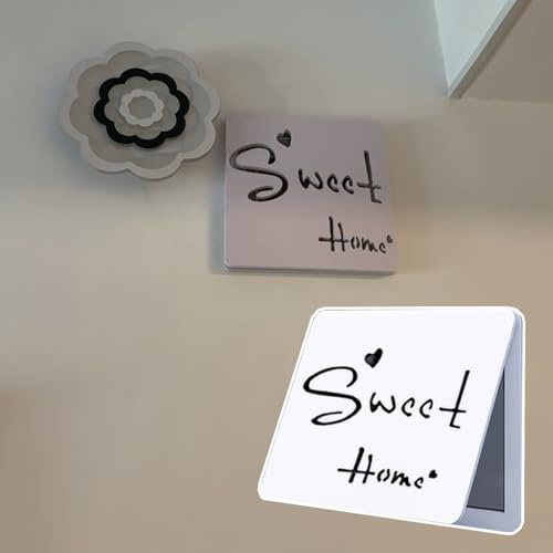 Tapa Cuadro Electrico Marco de Arte con Bisagras para Cubrir El Panel Eléctrico, Cubierta del Panel de Interruptores con Orificio Perforado, Caja del Medidor Eléctrico, Decoración Rústica para El Hoga