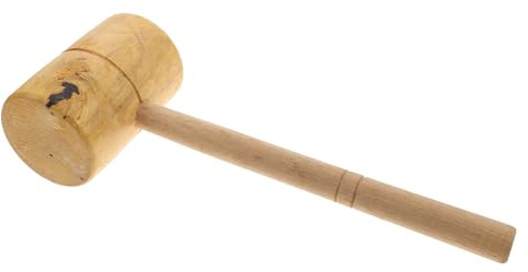 UKCOCO Marteau En Bois Maillet De Menuiserie à Poignée En Bois Massif Maillet à Crabe Antichoc Outil à Main Solide Et Stable Grand Modèle Utilisation Artisanale