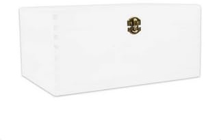 Holzbox mit Deckel Weiß – Aufbewahrungsbox aus Naturholz – Holzkiste zur Aufbewahrung & Dekoration – Weiße Holz-Kiste mit Deckel für Haushalt, Küche & Wohnzimmer – Deko Box aus Holz vielseitig nutzbar