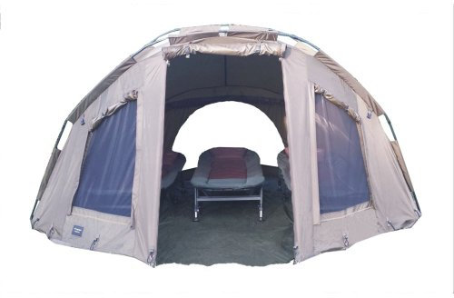 MK-Angelsport 5 Seasons Dome 3,5 Mann Zelt Karpfenzelt + Skin Angelzelt incl.Gummihammer