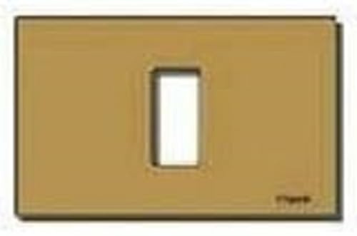 Vimar 08635.BR 8000 placca 1 modulo, 12x7.55x0.6cm, alluminio, bronzo
