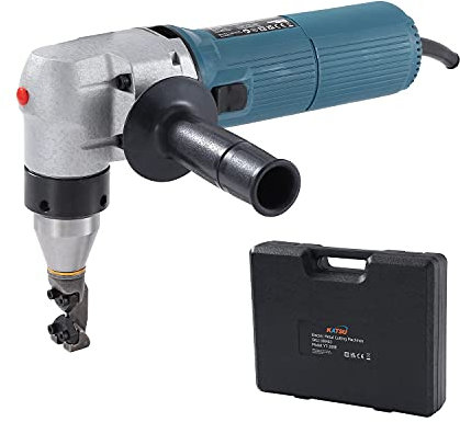 KATSU Knabber 625W Heavy Duty Elektrischer Edelstahl Aluminium Kupfer Blechschneider Blechschere Schere schneidet 3mm Stahlplatte