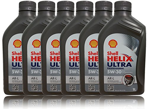 6L 6 Liter SHELL Motoröl Öl HELIX ULTRA Professional AR-L 5W30 Renault RN0720