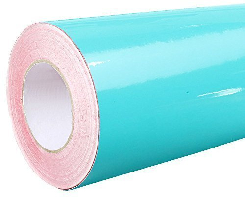 4,75€/m² Rapid Teck® Glanz Folie - 054 Tuerkis - Klebefolie - 5m x 63cm - Plotterfolie- Folie selbstklebend - auch als Moebelfolie - Klebefolie