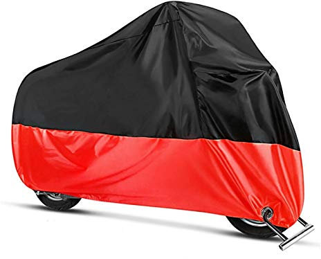 Motorrad Abdeckplane XXL Kompatibel mit BMW R 1100 GS/RS/RT, R NineT Urban G/S sw-rd