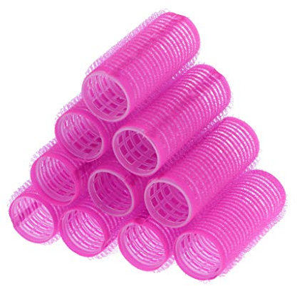SDENSHI 10pcs Bigoudis Coiffure, Rouleaux à Cheveux Auto-Agrippants - 24mm