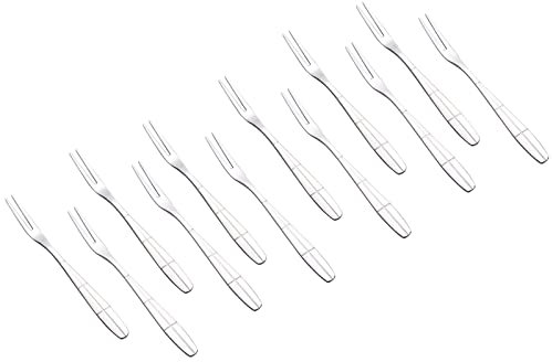 Bringer 12 Stück Fruchtgabel aus Edelstahl, Edelstahl Obst Gabel, Kleine Gabeln