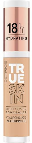 Catrice True Skin High Cover Concealer, No. 039, nude, anti-pimple, moisturising, natural, for dry skin, vegan, oil-free, waterproof, alcohol-free, pack of 1 (4.5 ml).