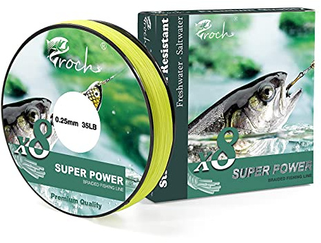 Geflochtene Angelschnur 8Fach 300M/500M/1000M Stark PE Schnur Farbecht 0.1-0.3mm 14-45LB