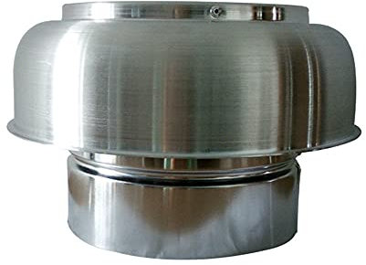ATEYC Comignolo, 1 Pz 4-8 Pollici Cappuccio A Fungo in Alluminio per Presa d'Aria Sistema di Recupero di Calore Sistema di Ventilazione Antivento Antipioggia (Size : 4 inch)