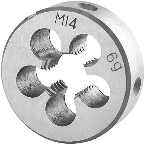 Burkit Metrische M14 runde Gewindeschneide, M14 x 2,0 Maschinengewinde-Schneideisen rechts