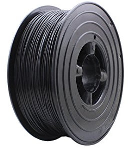 Filamentwerk Filament PETG 1.75 mm Schwarz, Filament 3D-Drucker 1kg Spool, 3D Printer Filament, PETG Schwarz